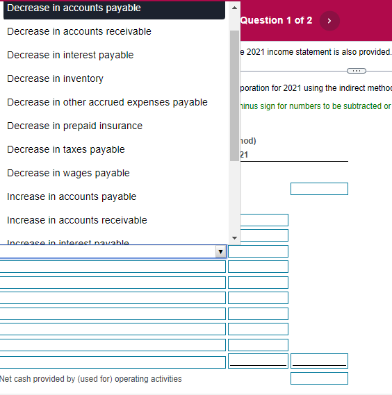 long-term investments with cash. (Click the icon to view the income statement.