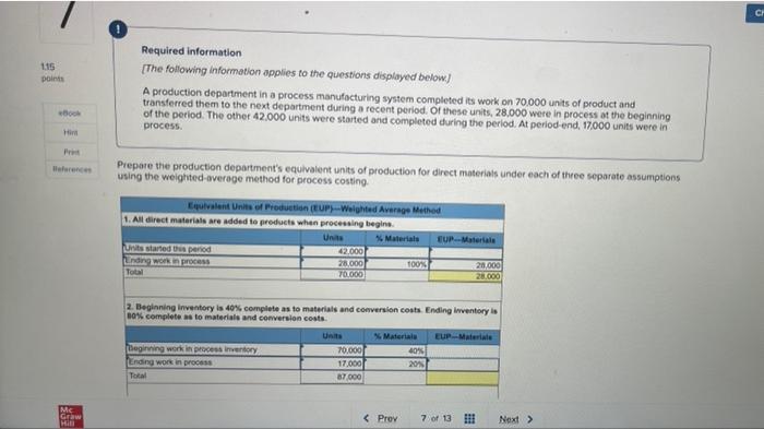 help pls :) all one ? Required information [The following information applies