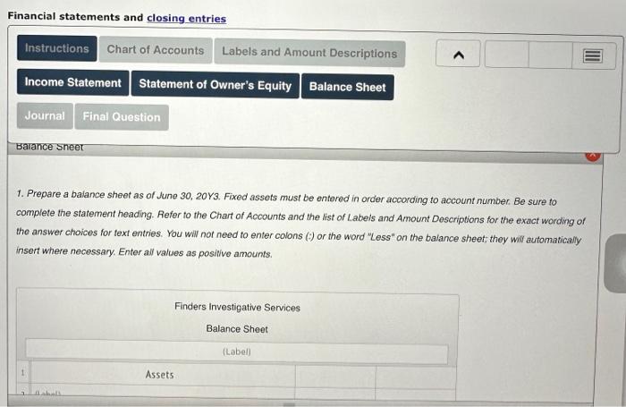 statements and closing entries Financial statements and closing entries nancial statements and