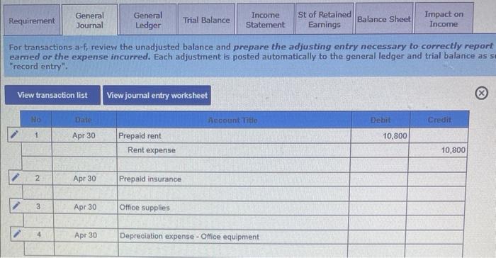 sheet, and impact on income GL0303 (Algo) - Extension of Problem 2-1A