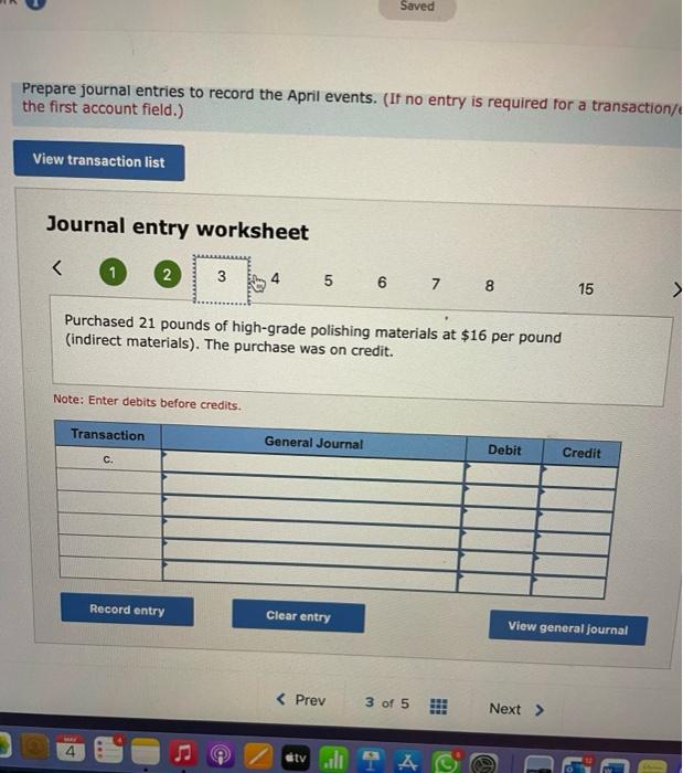 jewelry. It uses a job costing system that applies overhead on the