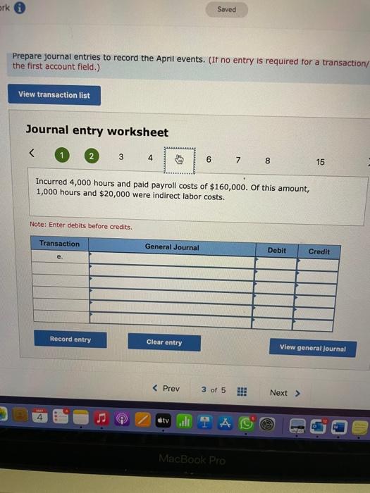 $540,000, and management budgeted 37,500 direct labor-hours. The company had no Materials,