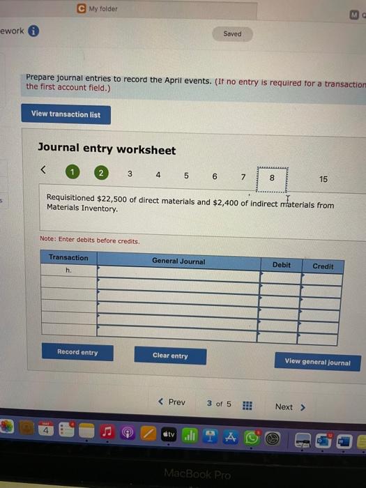 property and equipment was $2,200. The premium had been paid in January