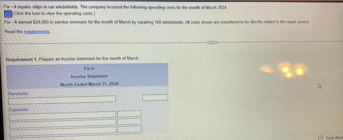 4,100 400 Windshield repair materials Depreciation on truck Depreciation on building and