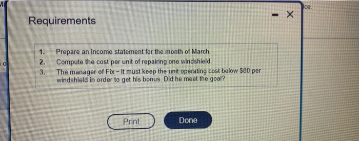 equipment Supplies used Utilities 700 450 6.030 Print Done Fix - It