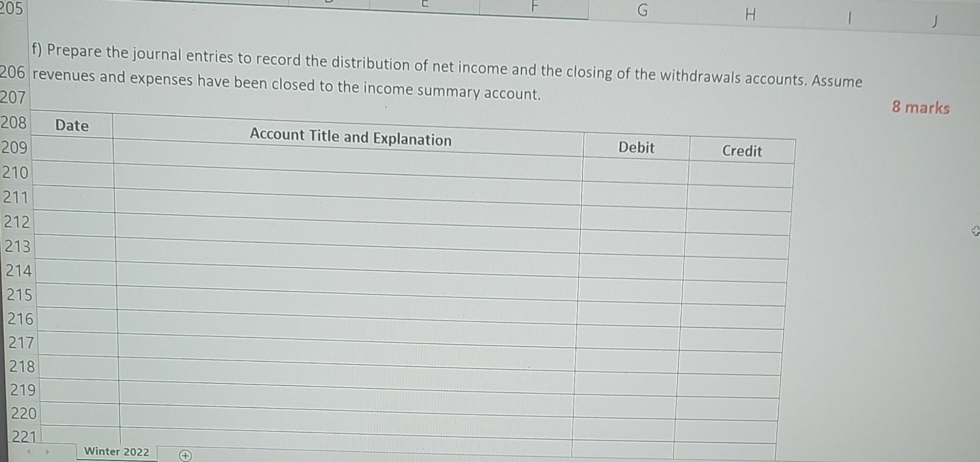 business. Use the capital balances from January 1 to determine any bonuses.