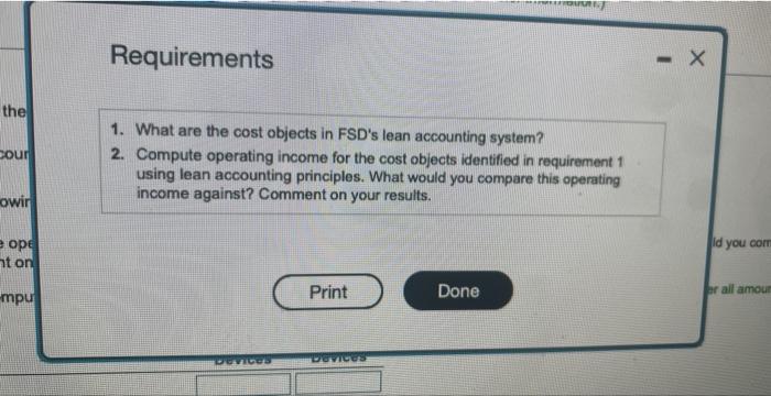 The company has two product lines: Mechanical Devices and Electronic Devices. Two