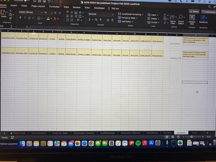 RANK.EQ functions in cells ES:E36. Use the INDEX function in cells FS:F36.