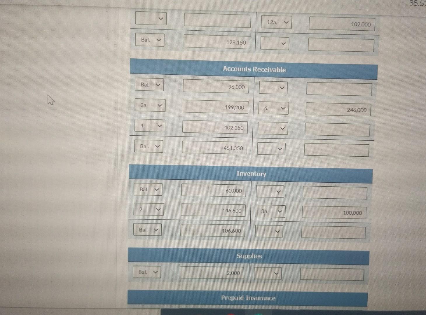 in cash and the r was on account. 5. Paid $146,800 to