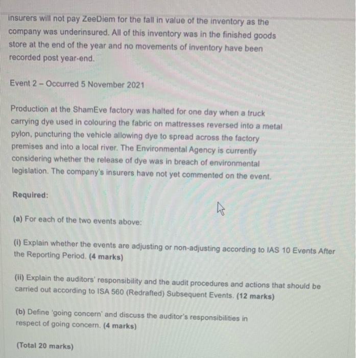 Co is nearly complete and the financial statements and the audit report