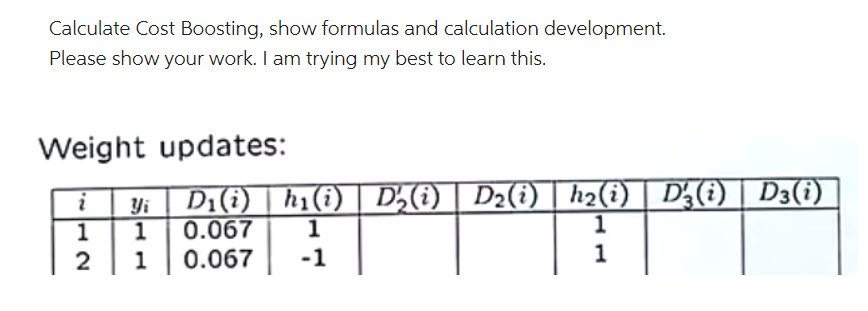 Please I need help with this. Show formula and work please. I