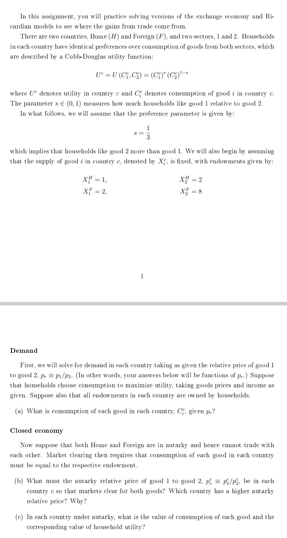  In this assignment, you will practice solving versions of the exchange