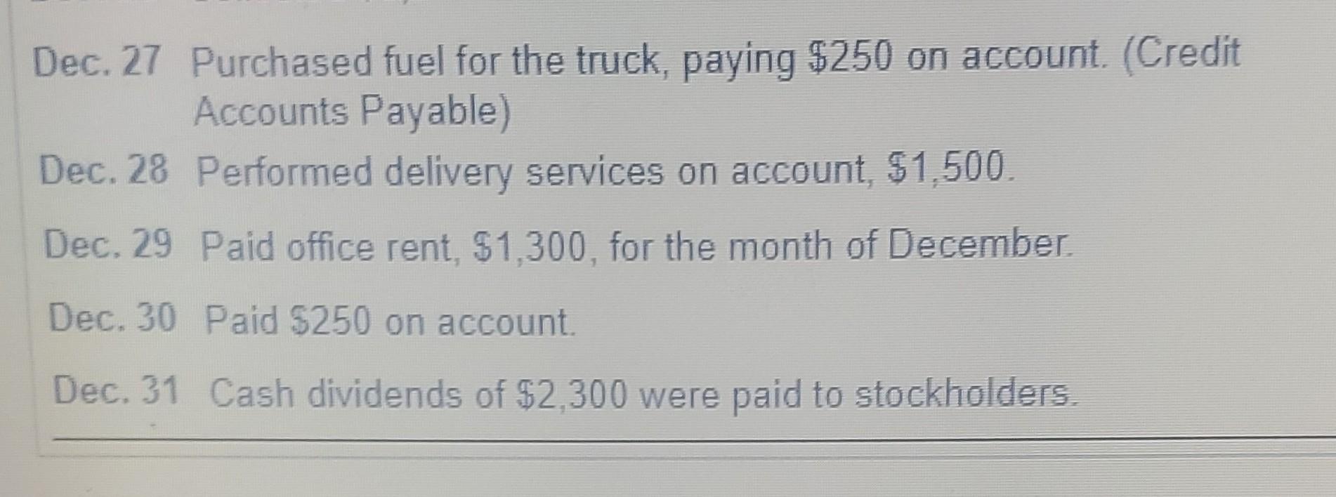 Post the transactions in the T-accounts. 3. Prepare an unadjusted trial balance