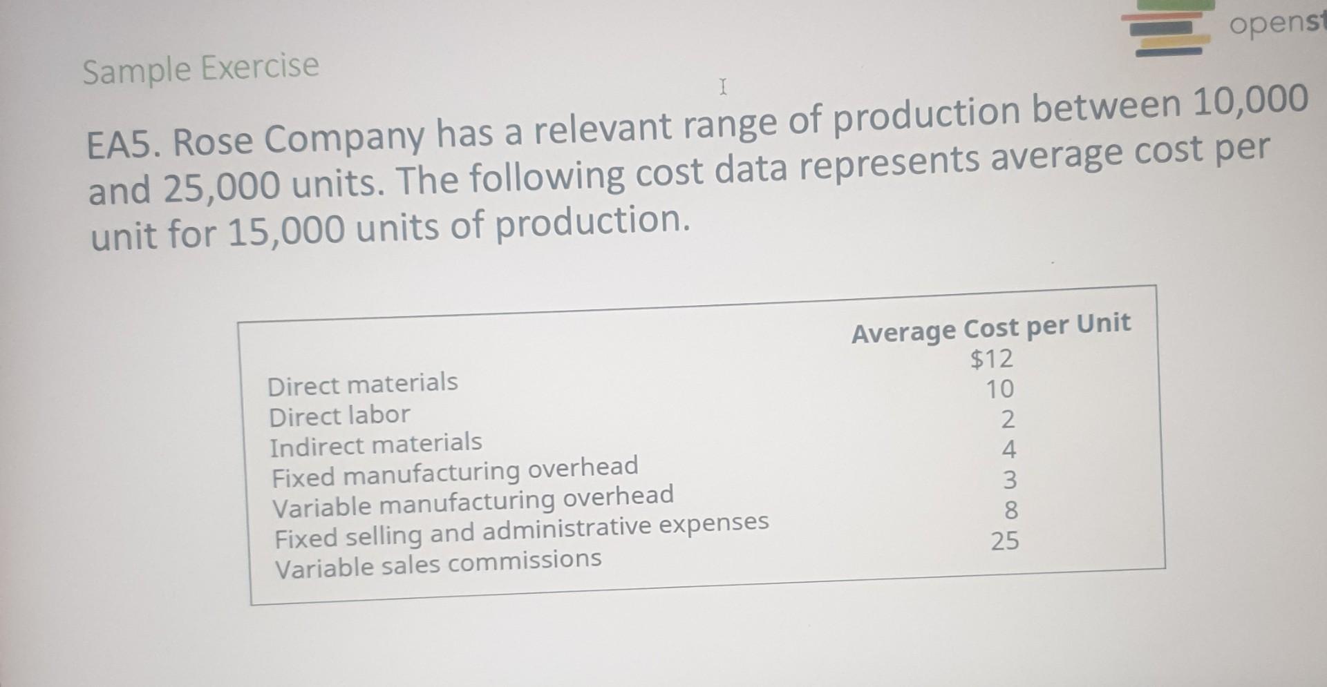 produced, what is the variable cost per unit? B. If 18,000 units
