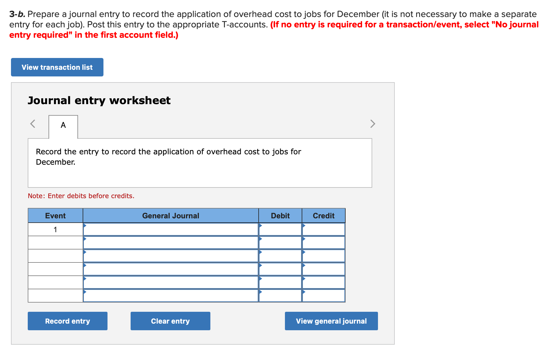 into the finished goods warehouse. Post the entry to the appropriate T-accounts.