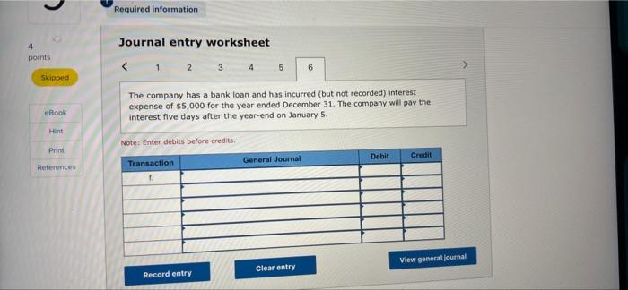 beginning of the year. During the year $5.040 of supplies are purchased.