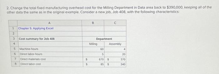 please answer it as soon as possible 2. Change the total fixed