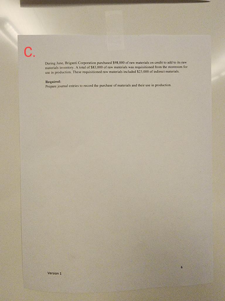 Corporation's relevant range of activity is 2,000 units to 6,000 units. When