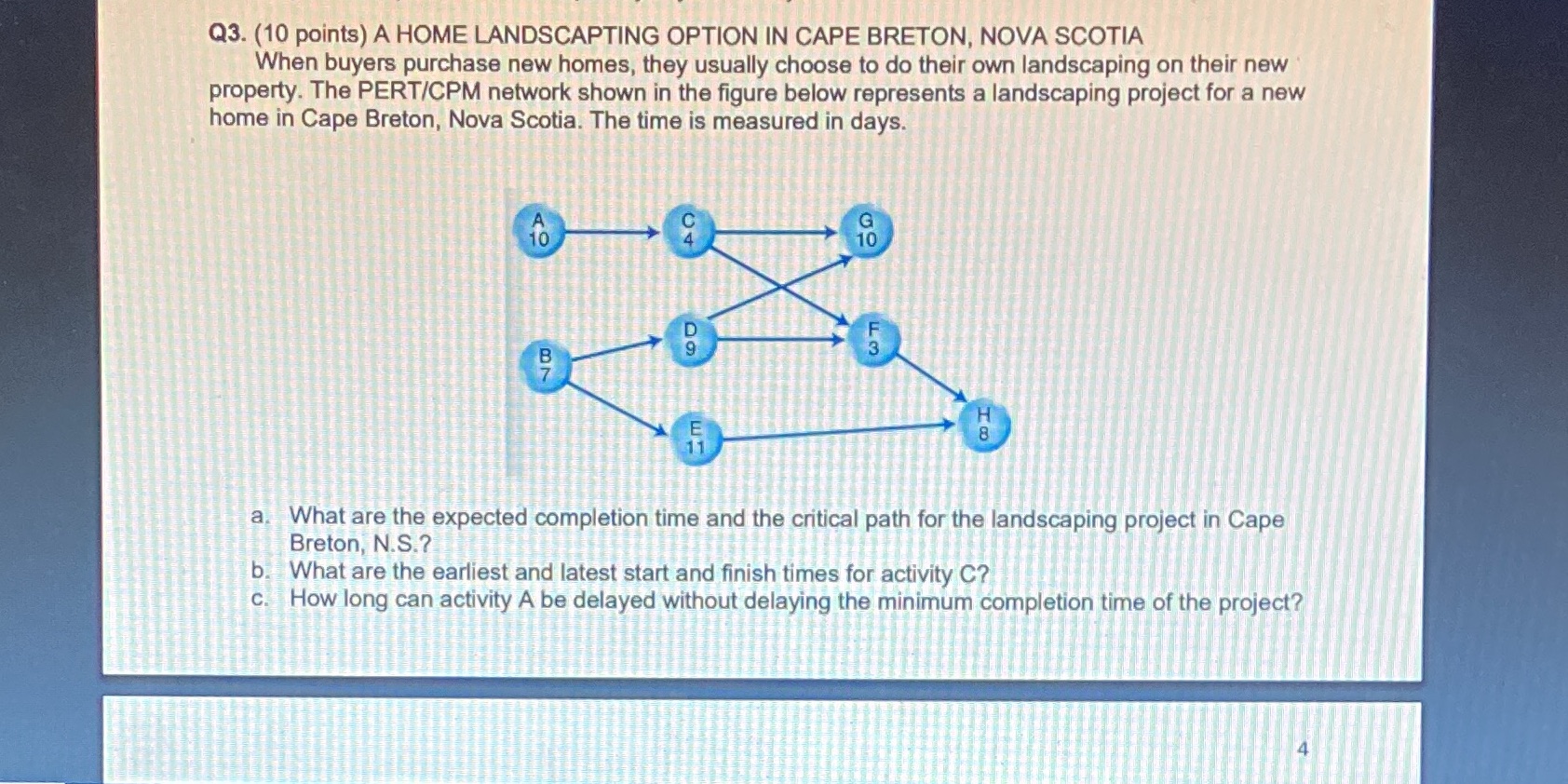 Please help step by step using excel solver Q3. (10 points) A