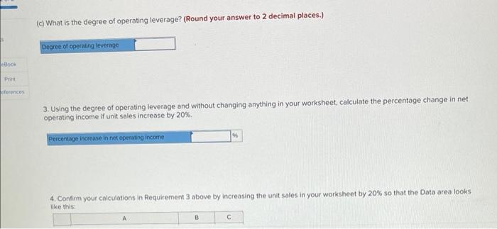 in the data area of your worksheet so that it looks like