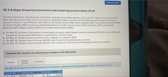 i really need help with this homework Check my work OS 2-8