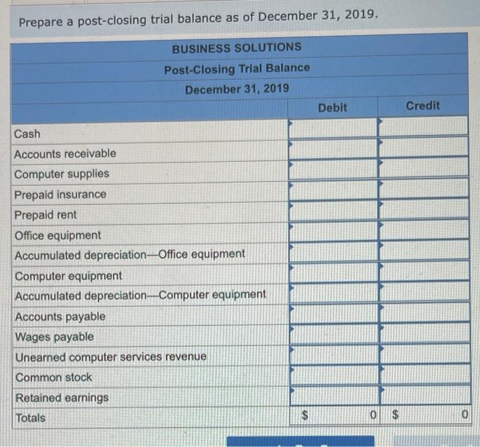 and events in December 2019. Dec. 2 Paid $985 cash to Hillside
