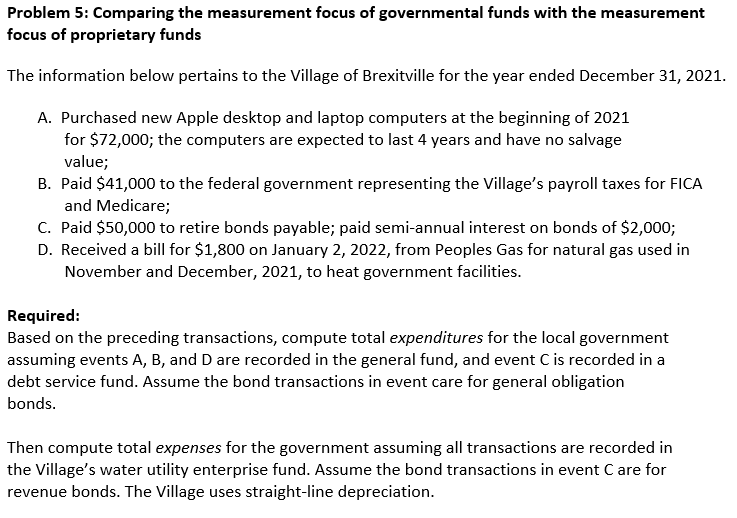  PLEASE figure out the Depreciation! I need help please! Problem 5: