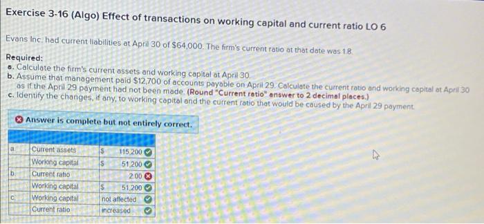 i need help with B current ratio i add 2 or 2.00