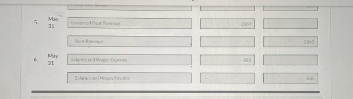 on the trial balance, the chart of accounts for Monty Corp. also