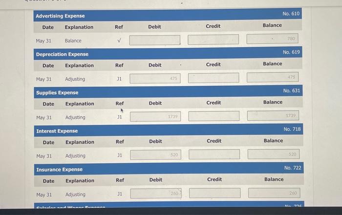 a 1-year policy starting May 1,2022 2. A count of supplies shows