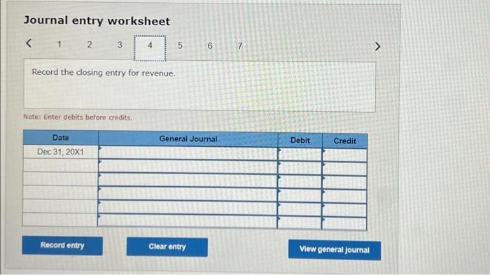 accounts. Hint Be sure to enter beginning balances 4. Prepare a postclosing