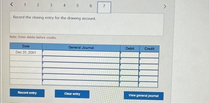 Enter debits before credits. Journal entry worksheet Note: Enter debits before credits.