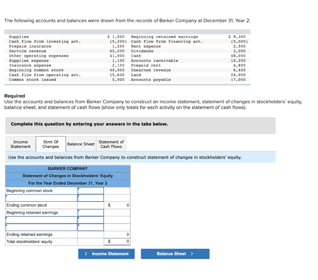 Need help getting these values for the following financial documents The following