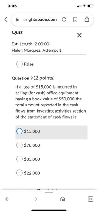 direct methods of cash flow determination only affects the determination of investing