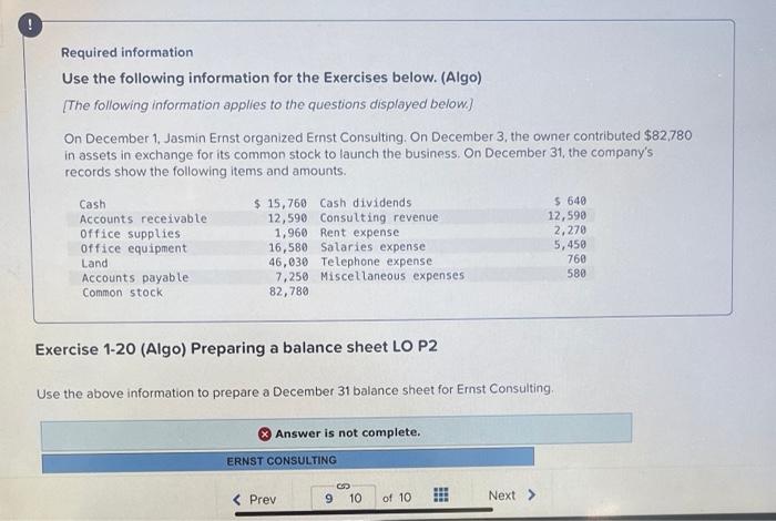 it is saying that the answer isnt complete, there is one more