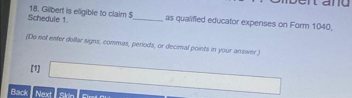 recovered $1,013 of the cost of the plan Gilbert settled with his