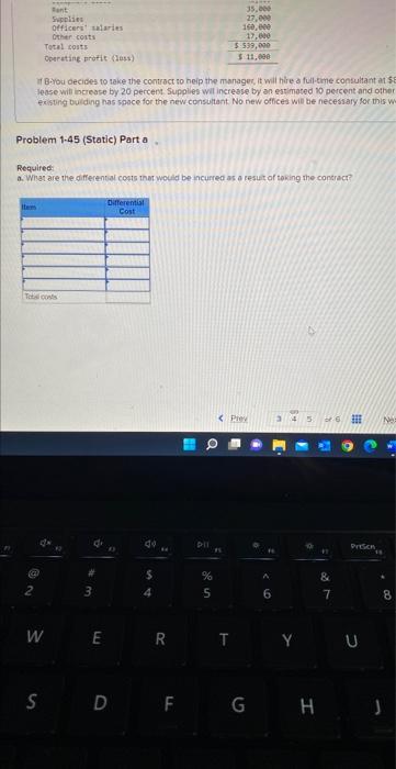 Purposes (LO 1-3) [The following information applles to the questions displayed below]