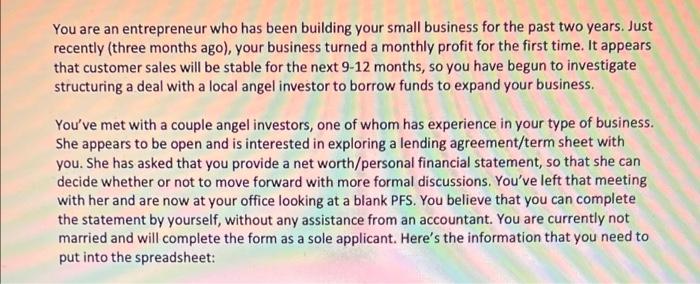  PLEASE help me fill out this excel sheet. questions are attached