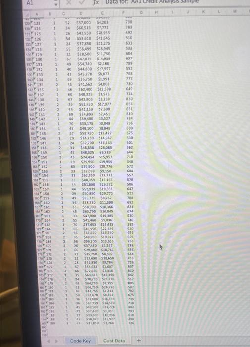 formal report to Credit Worthy Corp of Nova Scotias executive management team.