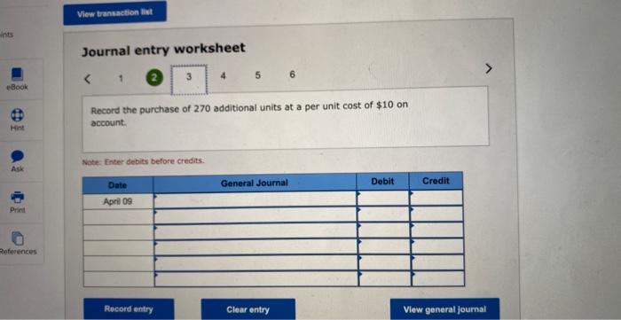 following purchase and sales transactions during the year: Yanuary 14 . Sold