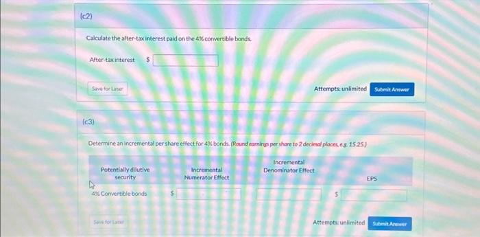 earninss per share to 2 decimal places, es. 15.25.) Calculate the proceeds