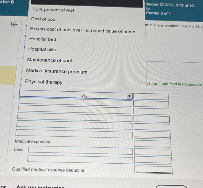 year. View the standard deduction schedule. Read the requirements. Requirement a. What