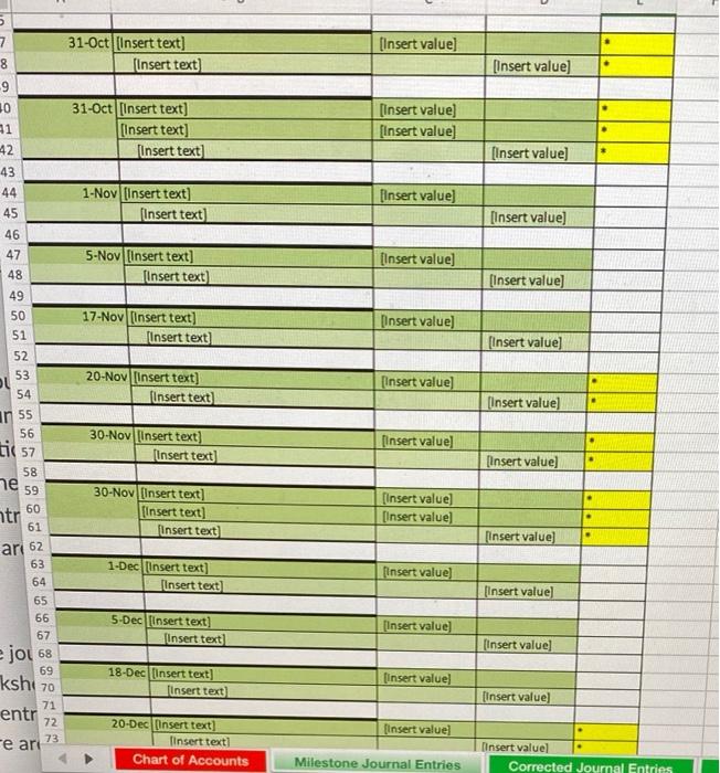 from your instructor for this assignment. With any accounting, it is imperative