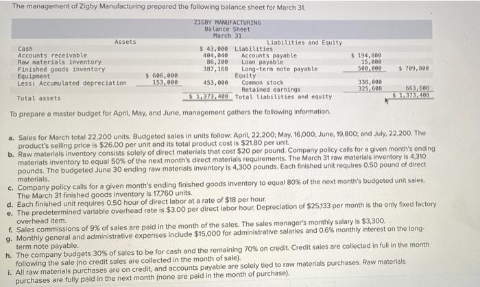 this question has multiple parts to it. please answer all the ones