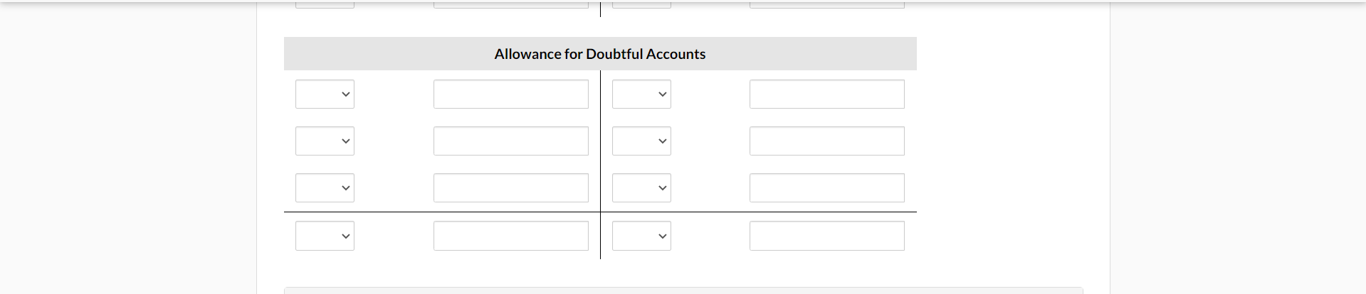 accounts receivable deemed uncollectible, $191,000 5. Collection of accounts previously written off