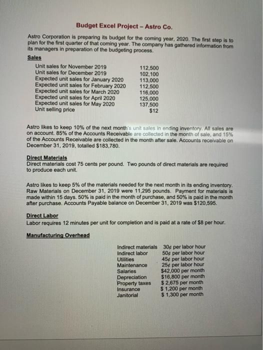  Can you use the excel table to complete the (1) (2)