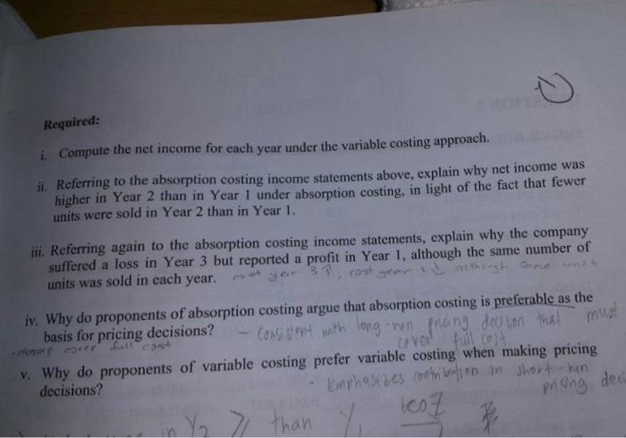 answer ONLY these question: 1. prepare a reconciliation from your operating income