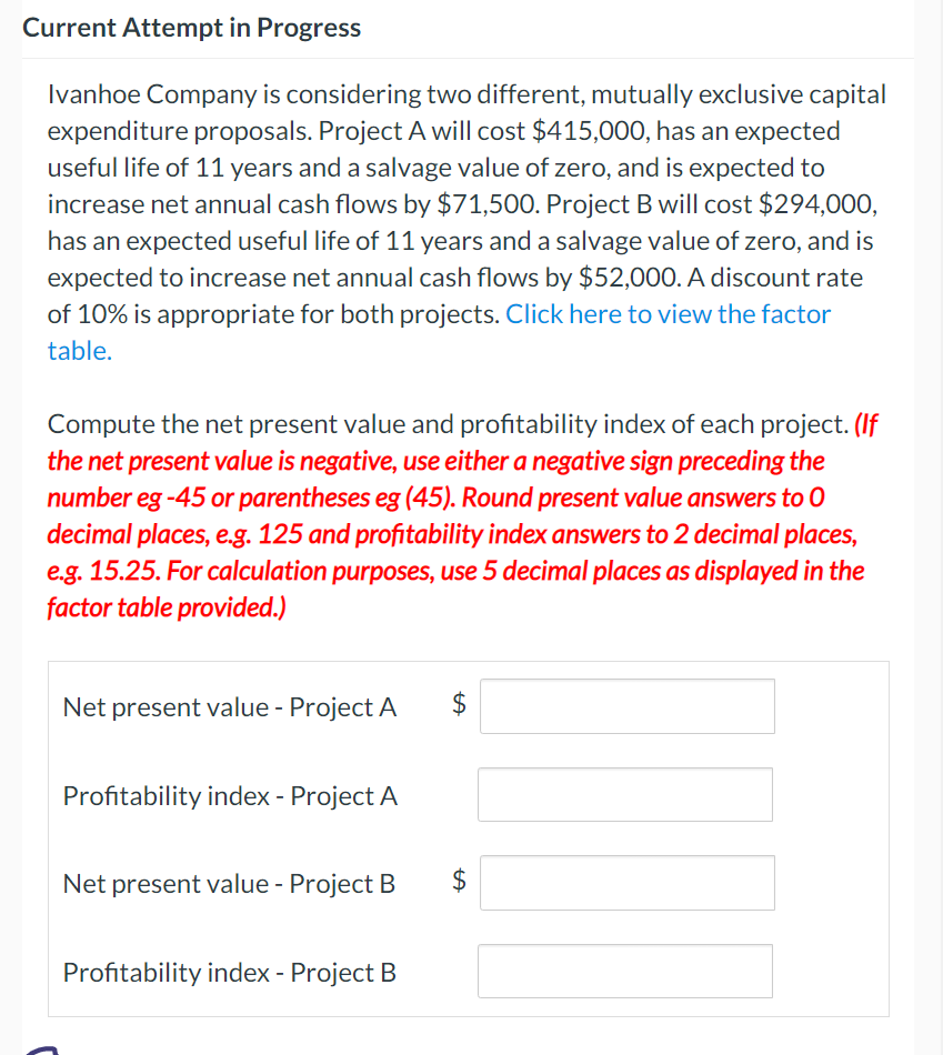 zero, and will increase net annual cash flows by $39,445. Click here