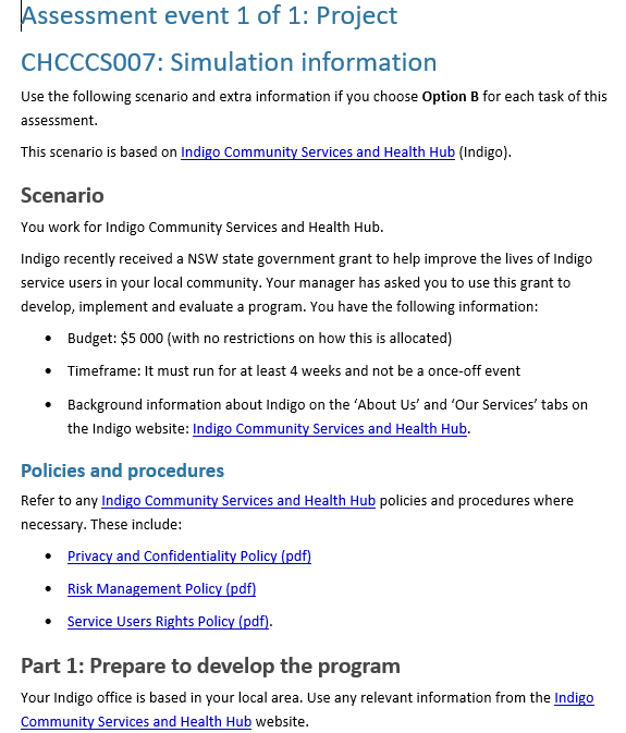 In addition, refer to the checklists that your assessor will use to