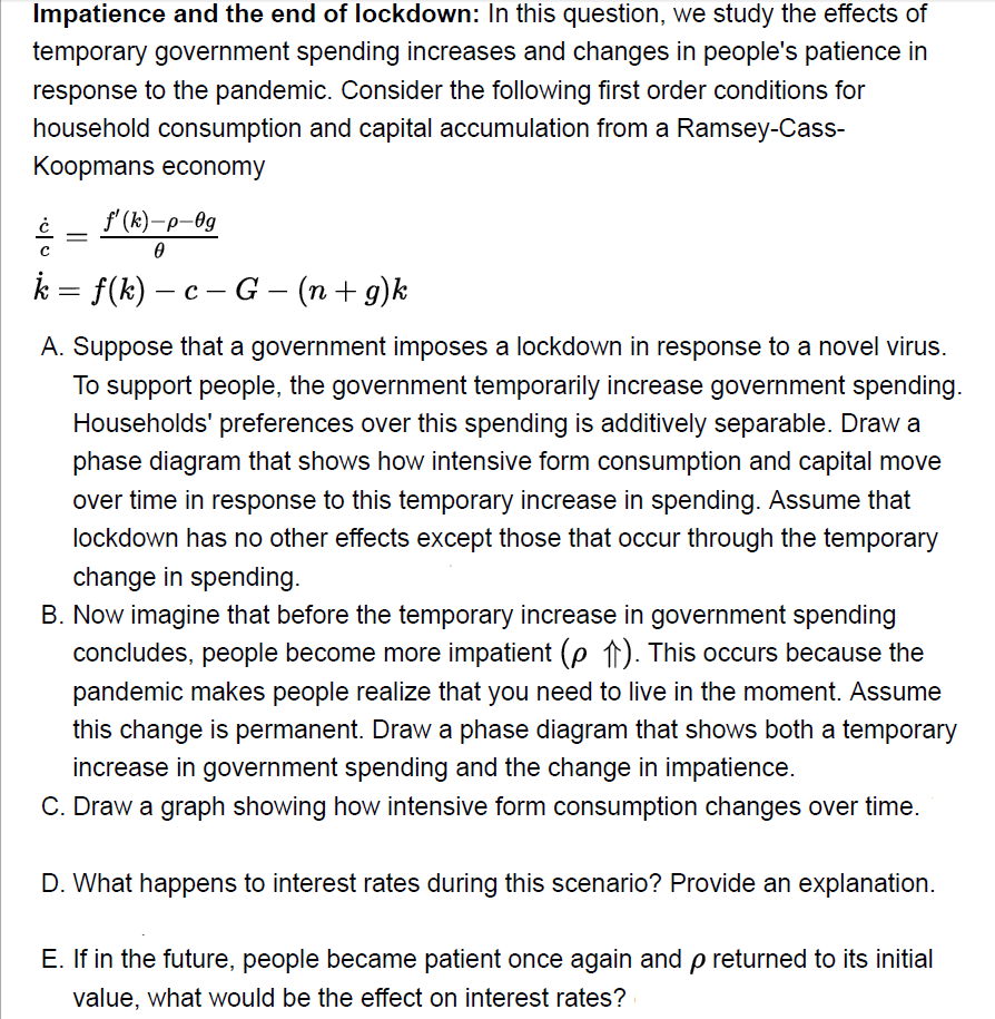 technological progress is assumed exogenous. Let's consider the impact on the model's